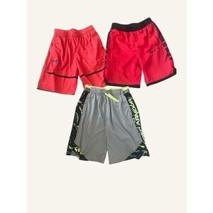 Lot of 3 Nike - Under Armour Basketball Shorts Boy's Youth Large & XL